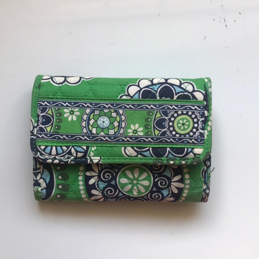 Green Vera Bradley wallet